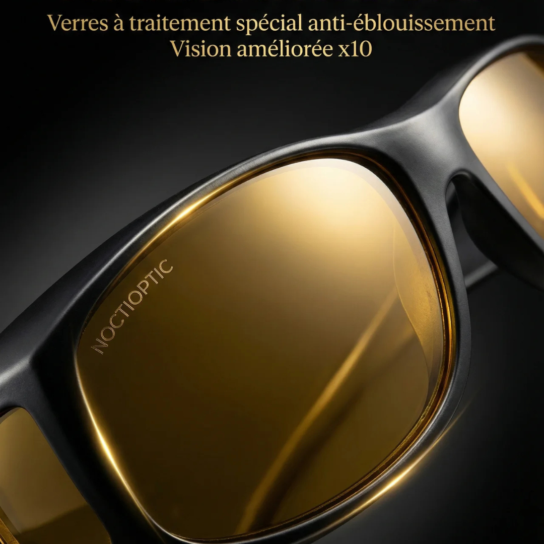 Lunettes Anti-Éblouissement Soleil & Phares LED