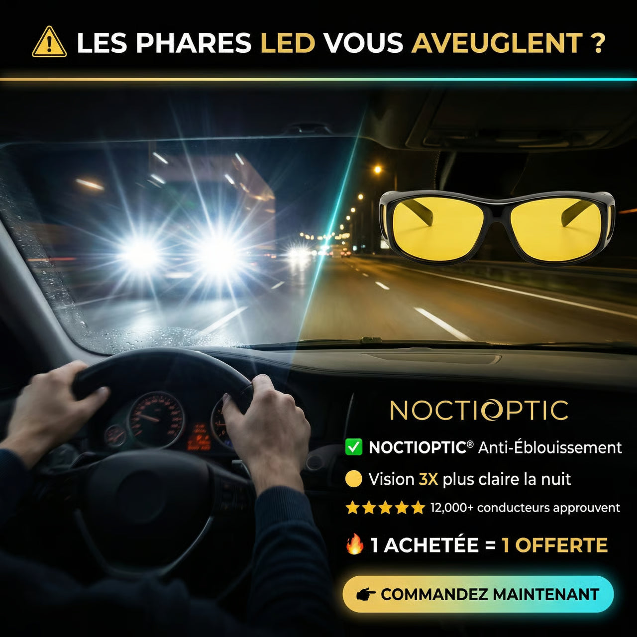 NoctiOptic™ - Dites adieu aux phares agressifs